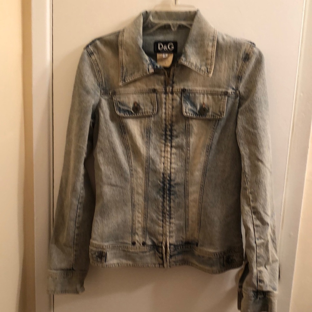 D&G Light Wash Denim Jacket